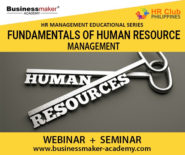 Live Seminar: Fundamentals of HR Management's Enrollment Cover