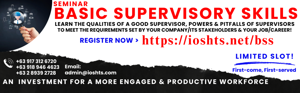 Enroll in Seminar Certificate on Basic Supervisory Skills Seminar ...