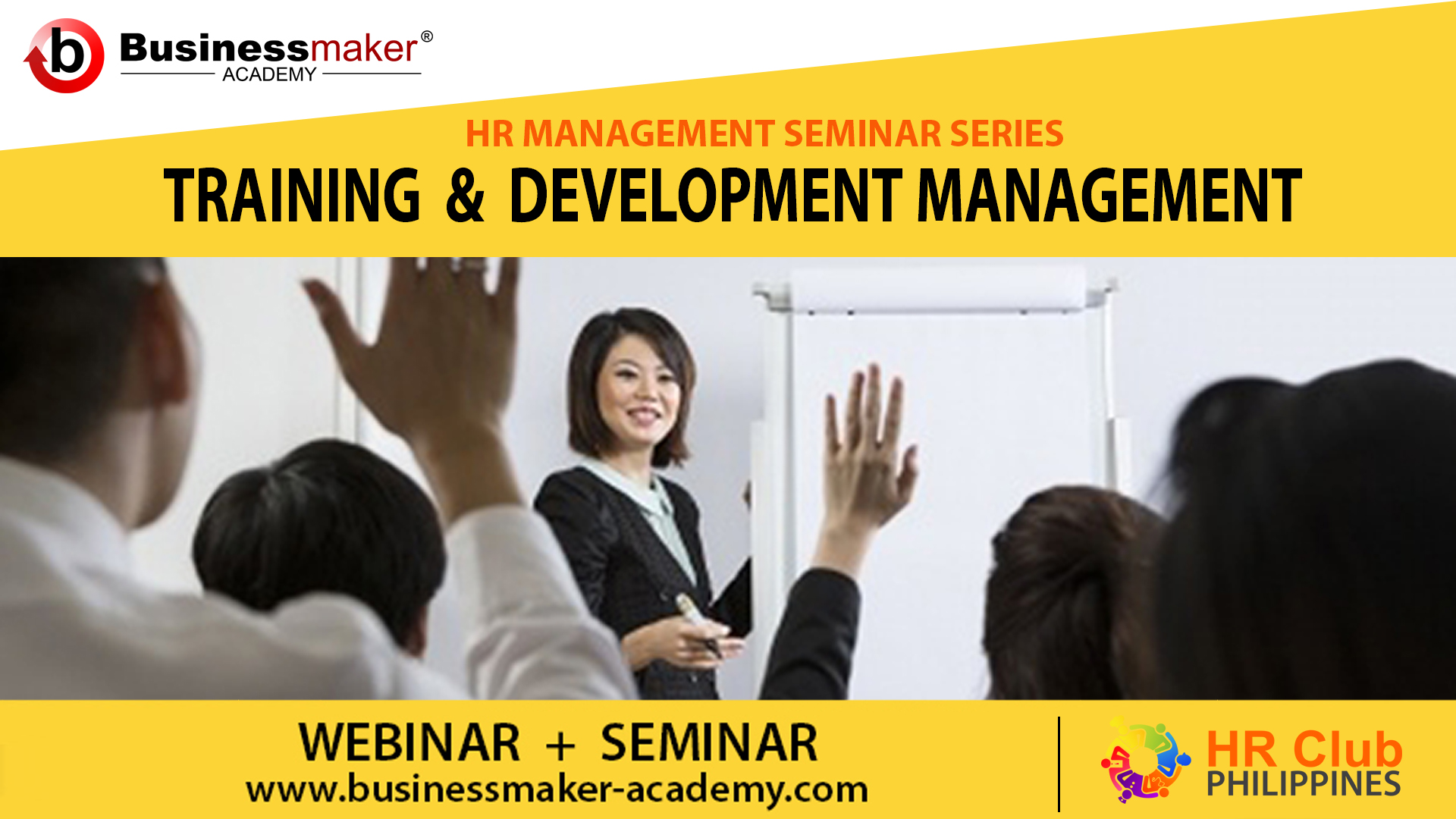 Live Seminar: Training & Development Management's Enrollment Cover