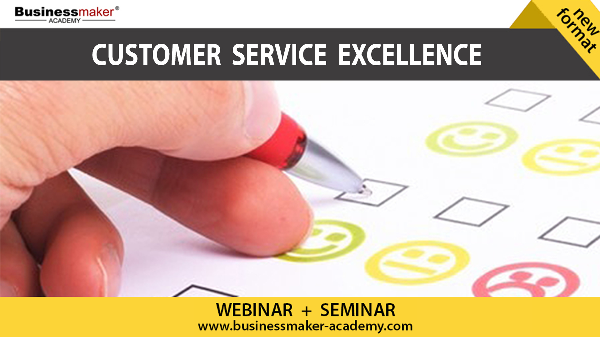 Live Seminar: Customer Service Excellence's Enrollment Cover