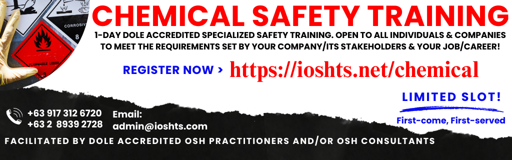 Chemical Safety Online Training DOLE Accredited for Chemical Engineering Students Chemistry Students and Chemical Engineers's Enrollment Cover